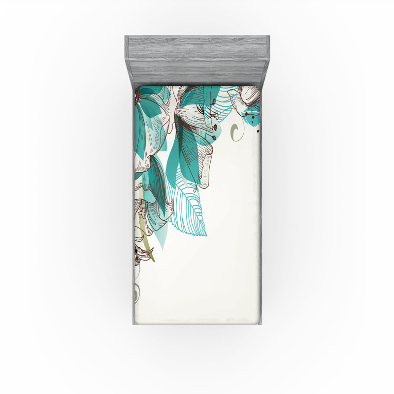 Ensemble de 2 draps-housse Ambesonne, Twin Fitted Sheet