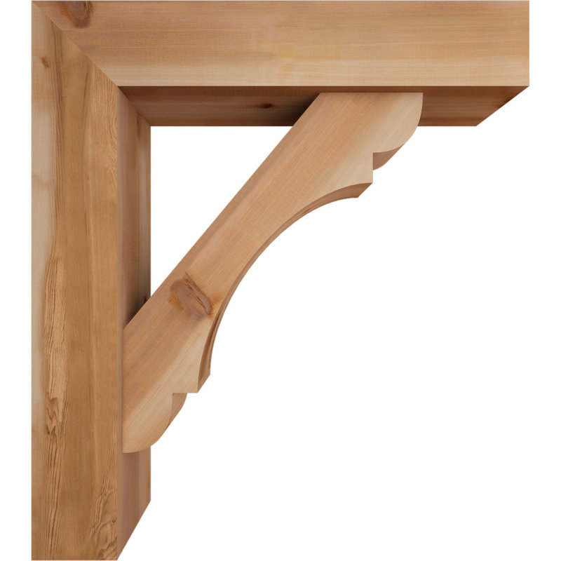 Support de bloc olympique avec entretoise décalée, 36 x 32, Cèdre rouge occidental de l 7 1/2 po (lisse)