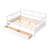 White Size Daybed With Two Drawers - Stable Build, Space Saving Function, Multi-Functional Accessory, Easy Installation Process Full Size In Element, Article, Manual-18179008