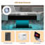 High Gloss Coffee Table with 16 Colors LED Lights-2098749261