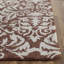 Tapis brun en laine crocheté à la main Hollander-21274712