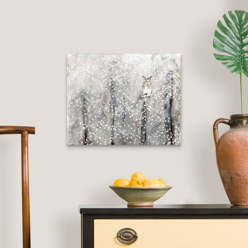 Reproduction d’art sur toile, "Snowy habitat I" par Alicia Ludwig, Toile tendue, H 16 po x l 20 po x P 1,25 po