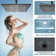 Wall Mounted 16" Rain Shower Head System With Air Injection Technology