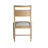 Brienne Mid-Century Upholstered Dining Chair with Frame in Walnut Finish-141434042