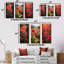 Photo Og Geraniums Field - Geraniums Wall Art, ensemble de salon de 4-533369693-533369695