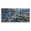 Marche sur les falaises par Monet - Toile encadrée multi-pièces-929246098