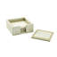 Shagreen Coaster Set in Holder with Crystals, Set of 4-32517645