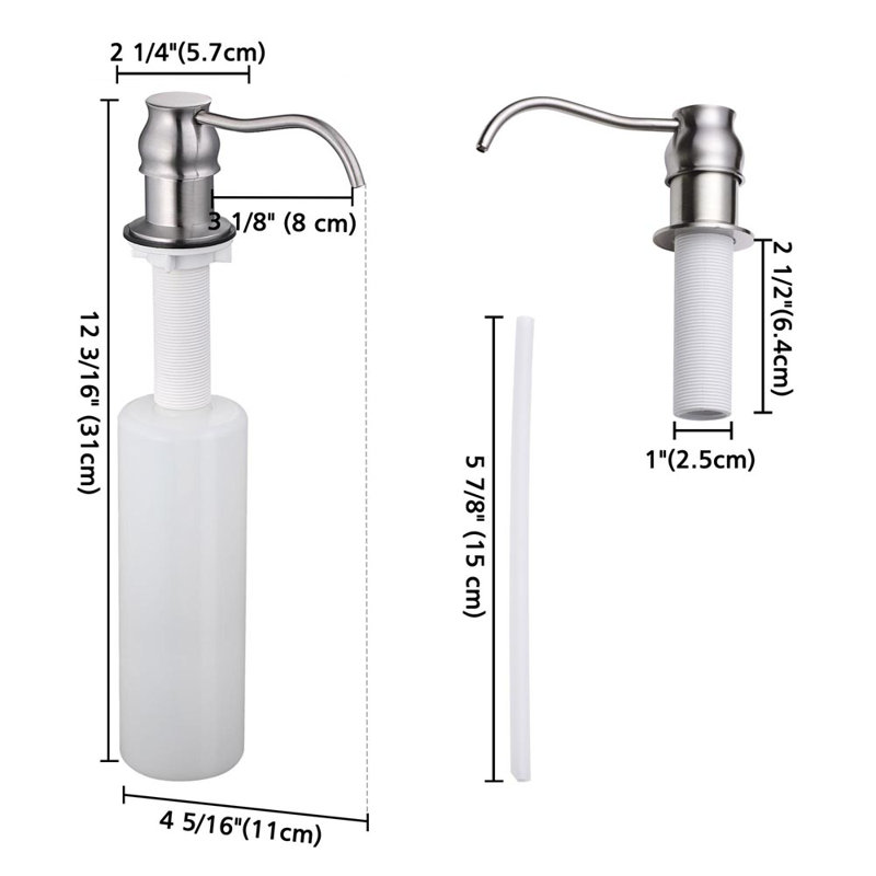 Soap Dispenser, Brushed Nickel