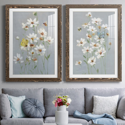 «Gathering Daisies I» - Peinture