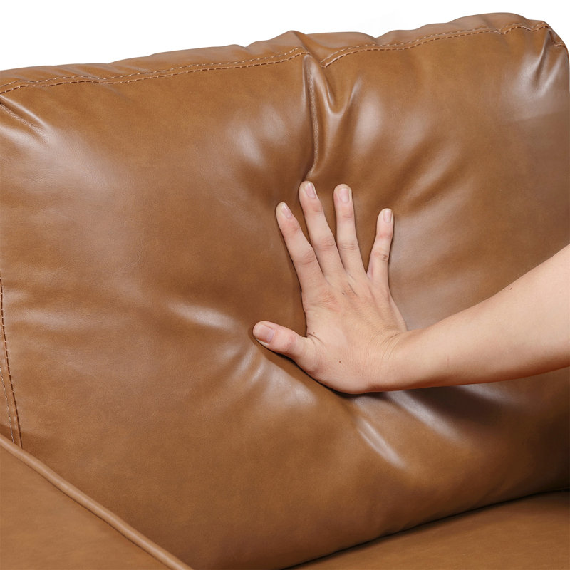 Causeuse rembourrée avec mousse haute résilience et ressorts ensachés individuellement pour plus de confort et de durabilité