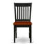 7 Piece Kitchen Table Set Consist of a Rectangle Dining Table with Butterfly Leaf and 6 Dining Chairs, Black & Cherry