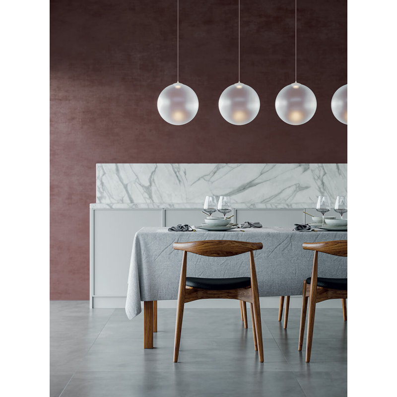 Lodes Solo 10 Suspension Lamp Low-V, Frosted White