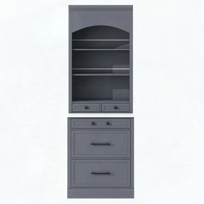 Grande vitrine Modern Kitchen Pantry, Gris