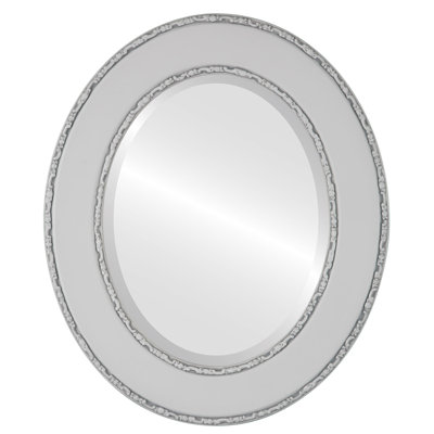 Richas Wood Flat Wall Mirror