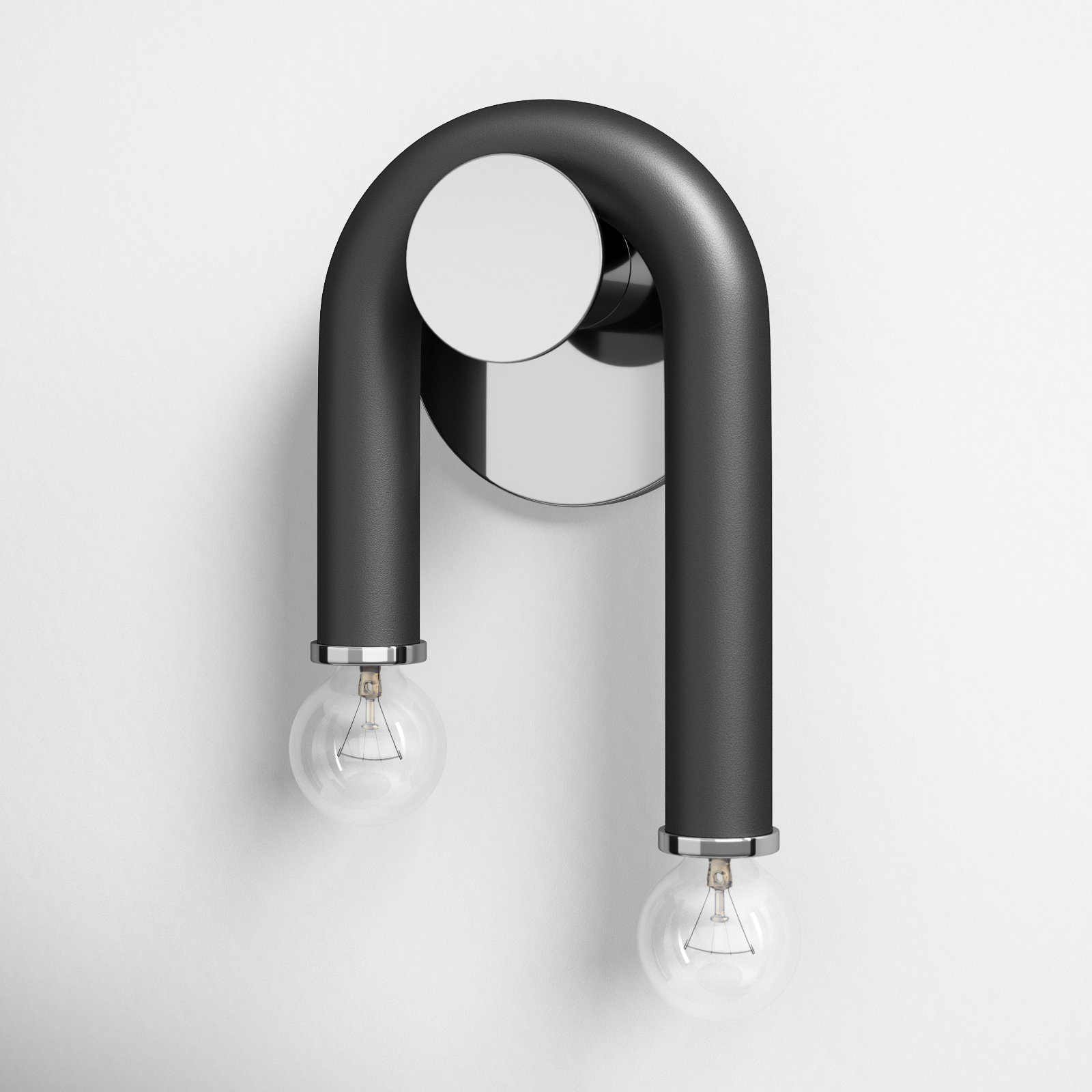 Jeremy 2 Light Dimmable Armed Sconce, Polished Nickel