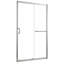 Porte de douche 48X72, nickel brossé - et option élégante pour salle de bain