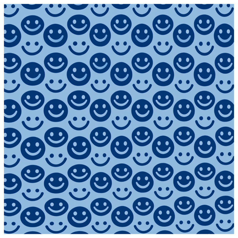 Smiley Faces Pattern Blankets, 50in W x 60in H
