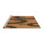 Tapis brun tissé à la machine-68659024