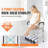 Shower Chair, Shower Seat With Back, Adjustable Height Shower Stool, Shower Chair For Inside Shower Bathtub, Non-Slip Bathroom Bench Bath Chair For Elderly Disabled Handicap, 350 LBS Capacity