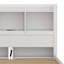Lit plateforme avec rangement et tablettes coulissantes, lit gigogne et 2 tiroirs-835887922