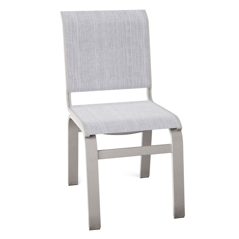 Chaise d'appoint de salle à manger Hiraku, Gris chaleureux texturé, Bijou