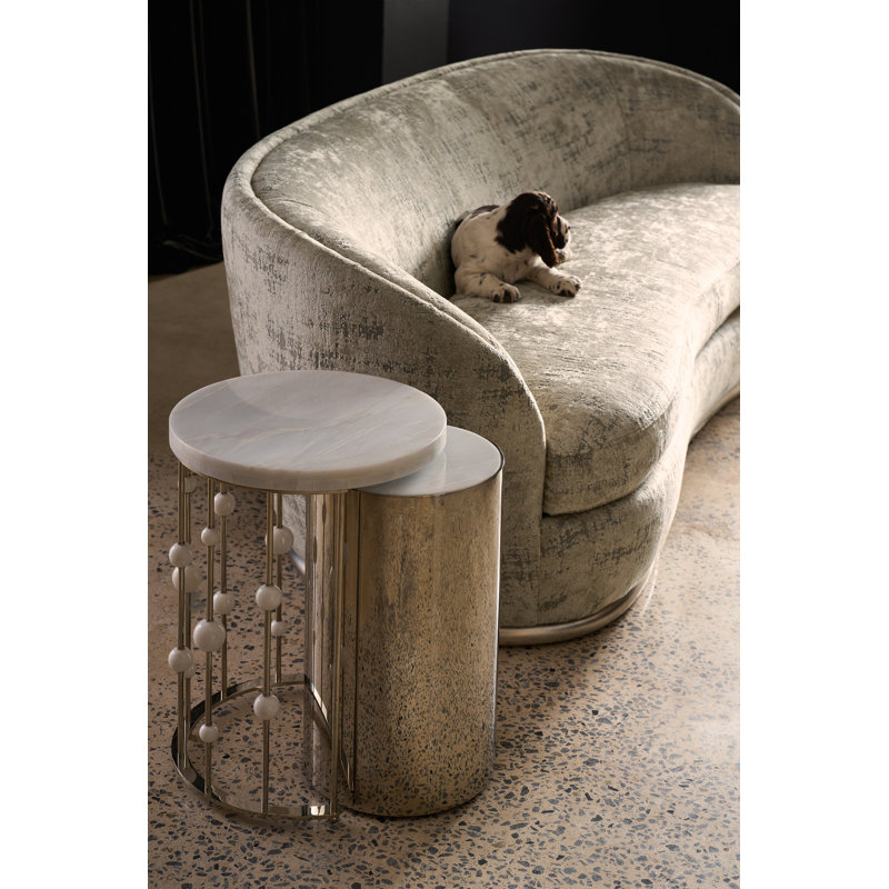 Orbit Marble Nesting End Table
