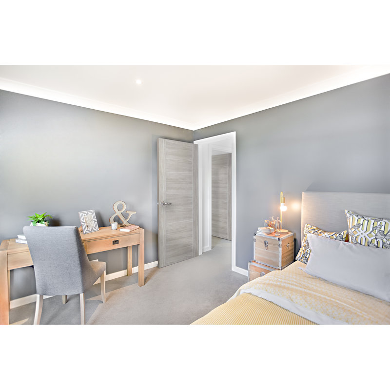 Internal Laminate White Grey Forli, 198.1cm H x 76.2cm W x 3.5cm D