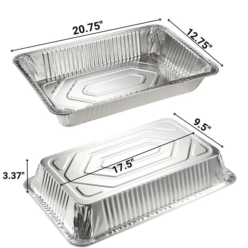 Disposable Aluminum Full Size Deep Roaster