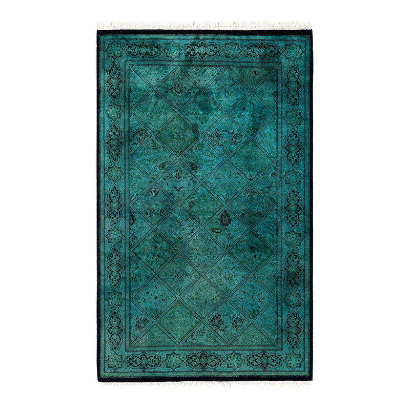 Fine Vibrance One-of-a-Kind 3' 1" X 5' 6" Hand Knotted Area Rug