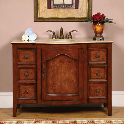 Pilger 48'' Single Bathroom Vanity with Top