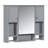 Bathroom Wall Cabinet With Mirror-717464914