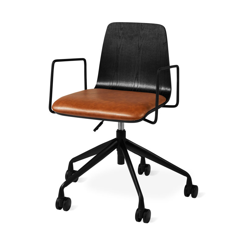 Lecture Task Chair, Vinyl Bruno