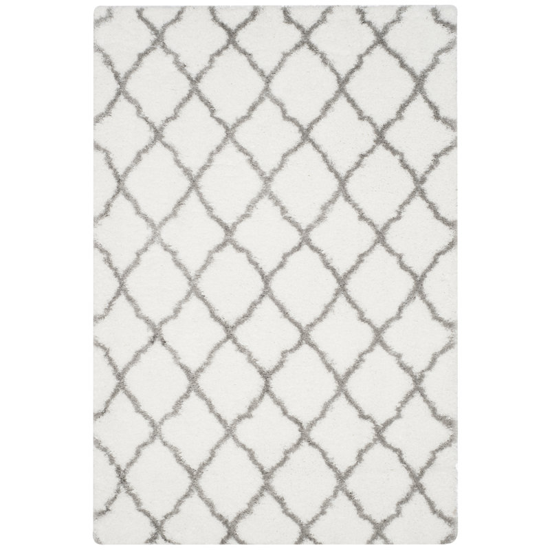 Brimfield Indie Shag Performance Geometric Rug, Rectangle 6'7" x 9'2"
