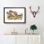 Grey Rabbits by J.W. Audubon - Picture Frame Painting Print on MDF-55736101-55736102