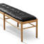Banc rembourré en cuir de vache-100151379