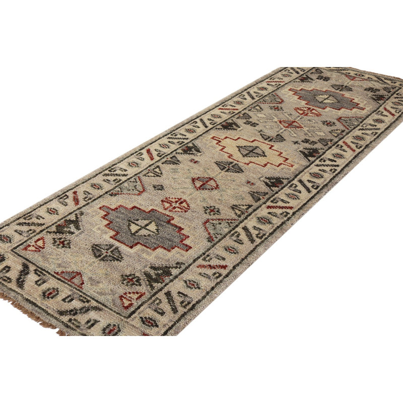 Oriental Area Rug in Gray