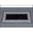 Ariya Dark Gray End Table With High-Gloss Finish And Glitter Detailing For Modern Elegance And Versatility-10460682