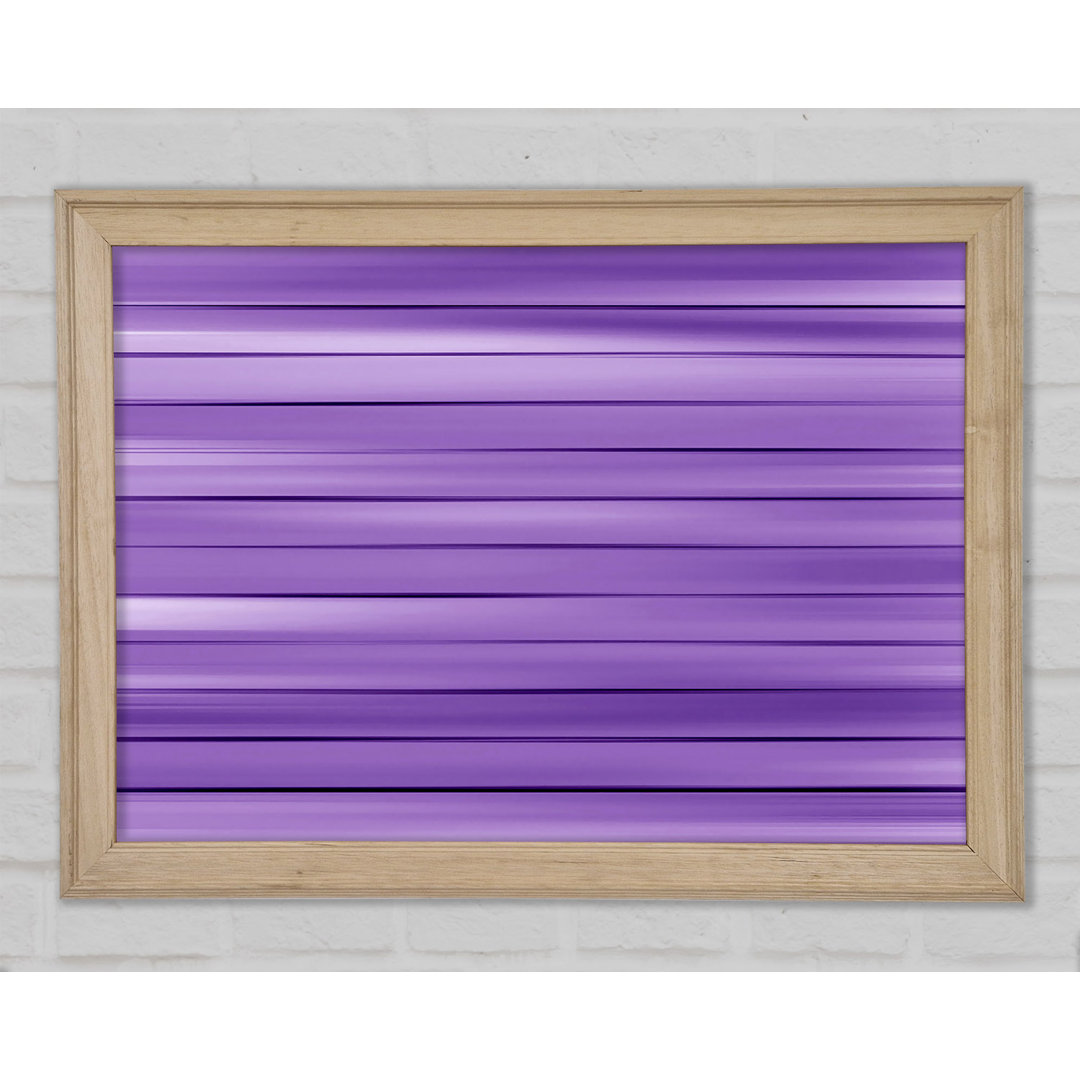 Gerahmtes Wandbild Just Purples