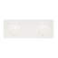 Redbridge 60'' Double Wall Mounted Bathroon Vanity with Quartz Top