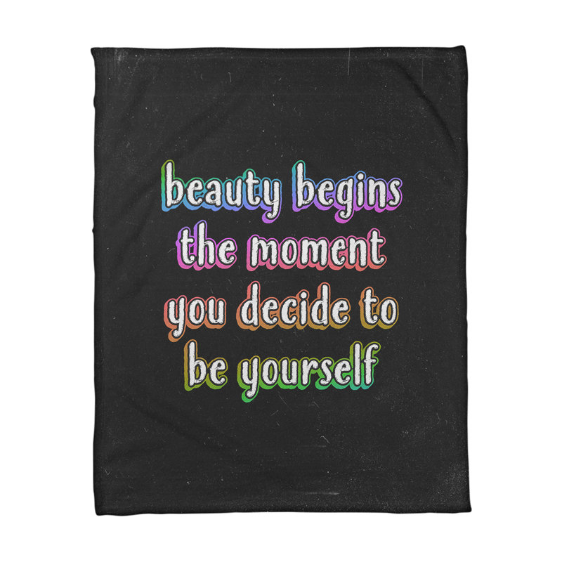 Sewn Throw Blanket, 60" W x 80" L, Medium, Black/Pink