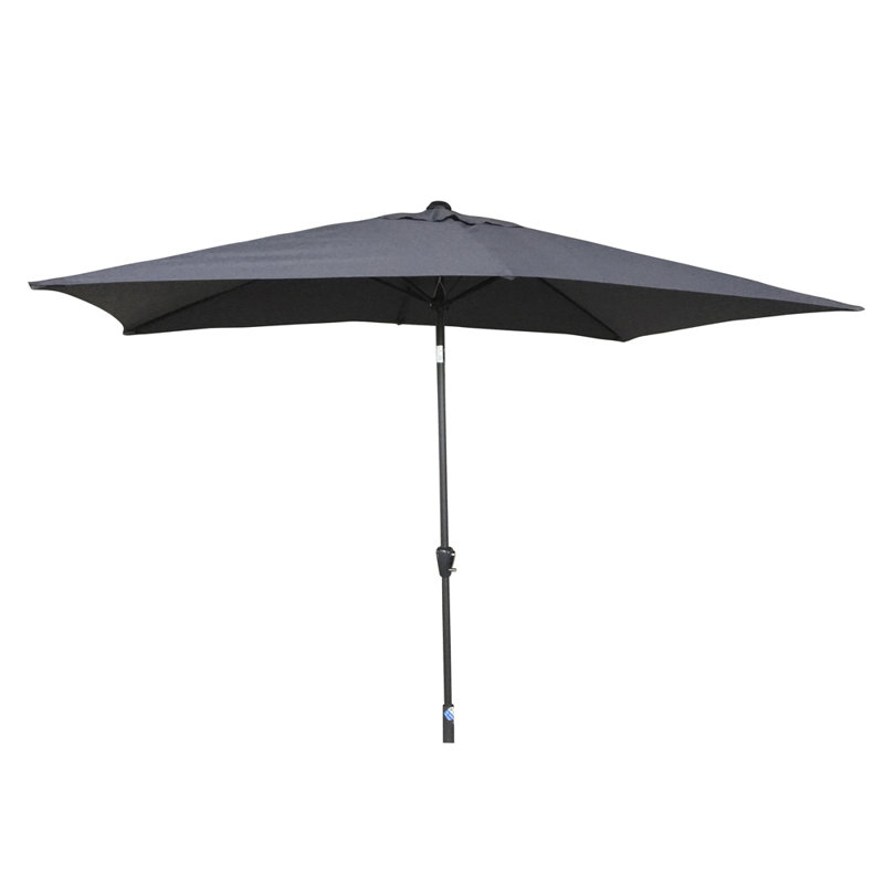 220cm Tilt Market Parasol, Grey