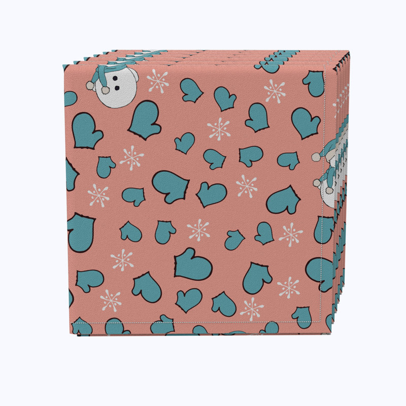Earnestean 100% Cotton No Pattern Square Napkin