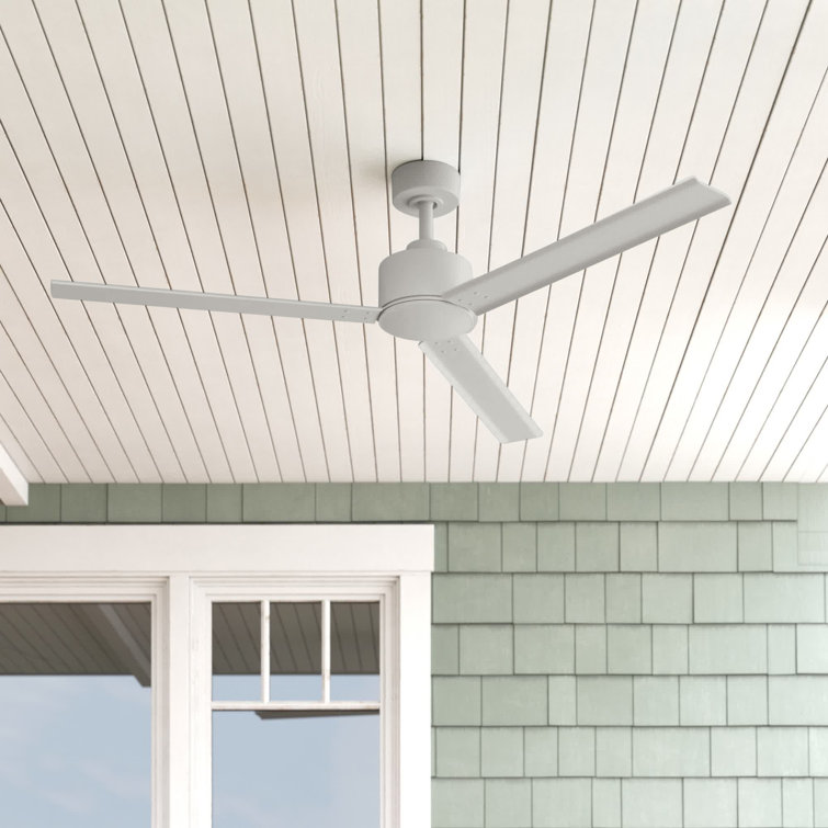 56" Indoor/Outdoor Propeller Ceiling Fan with Remote