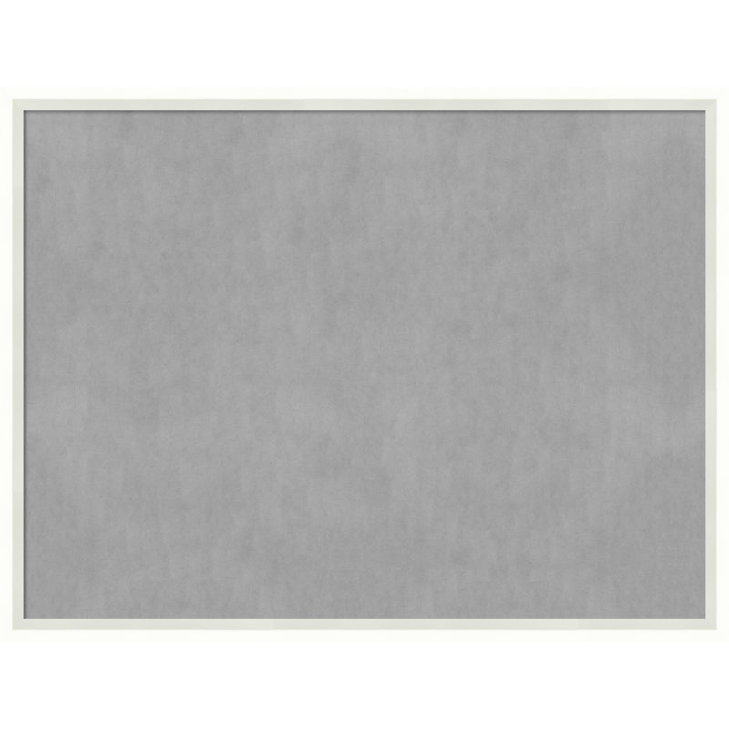 Tableau magnétique encadré blanc Lucie, H 19 po x l 25 po