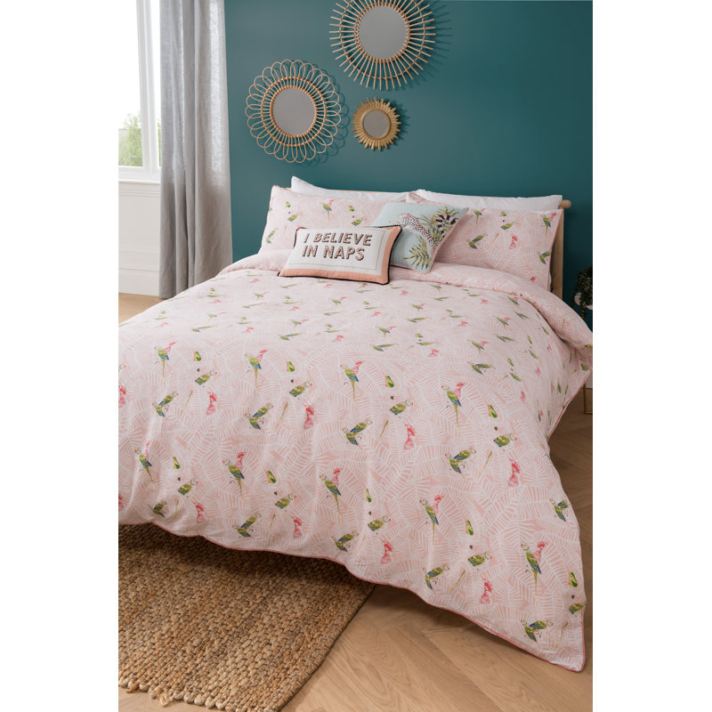 Cotton No Pattern Duvet Cover Set with Pillowcases Included, Super King - 2 Standard Pillowcases
