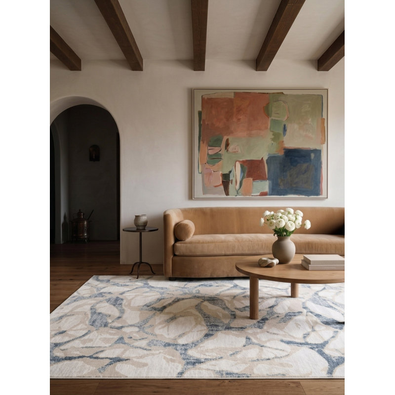 Azalea Ivory Rug, Rectangle 8' x 10'