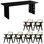 Modern solid wood dining table set