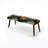 Mystic Reverie Marble Pattern - Marble Upholstered Black Bench