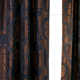 Ballsallagh Baroque Floral  Faux Silk Jacquard  Room Darkening Window Curtain -Single Panel