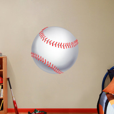 Décalcomanie murale baseball imprimée